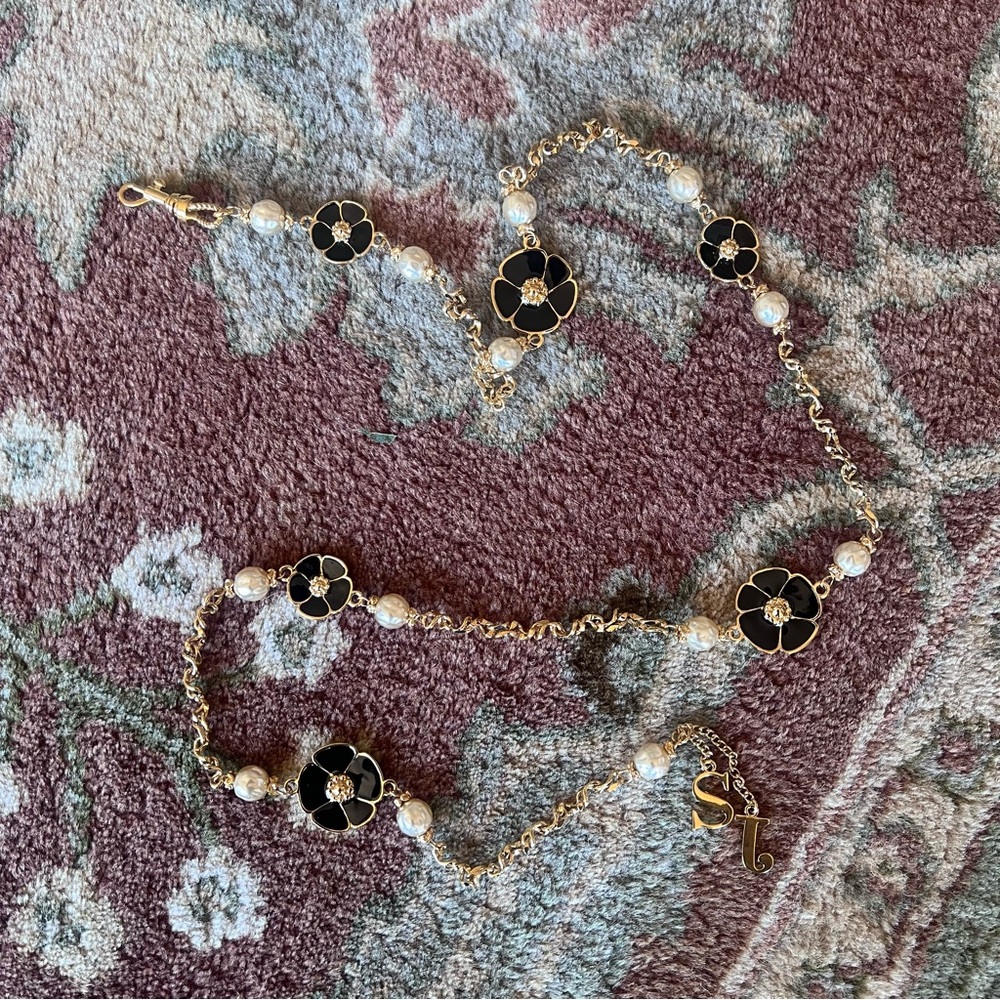 Vintage St. John Chain Initial Belt